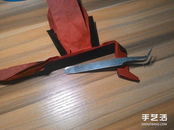 怎么折蜘蛛侠图解教程 复杂蜘蛛侠的折法步骤(图90)