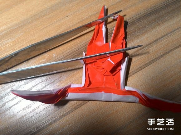 怎么折蜘蛛侠图解教程 复杂蜘蛛侠的折法步骤(图101)