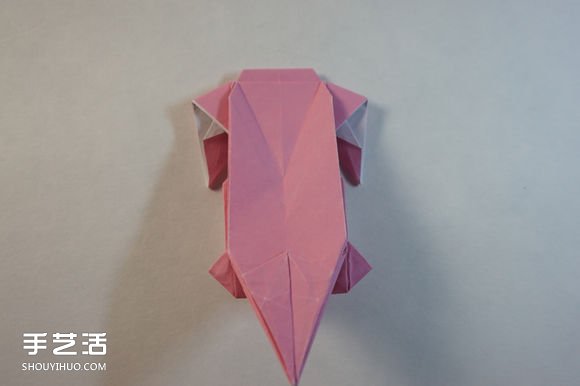 折纸女孩的步骤图解 复杂女生的折法教程(图76)
