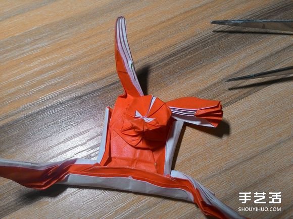 怎么折蜘蛛侠图解教程 复杂蜘蛛侠的折法步骤(图113)