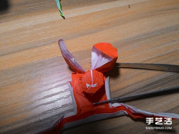 怎么折蜘蛛侠图解教程 复杂蜘蛛侠的折法步骤(图111)