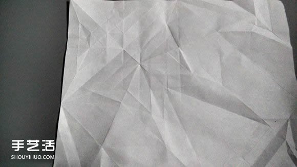冰雪女王艾莎折纸图解 立体女性人物折纸教程(图55)