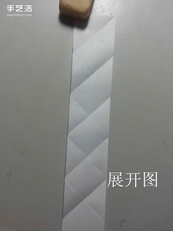 纸武士刀的折法图解 折纸日本刀的方法步骤(图11)