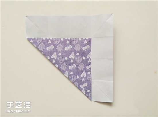 扑克牌黑桃和梅花花色的折纸方法图解(图6)
