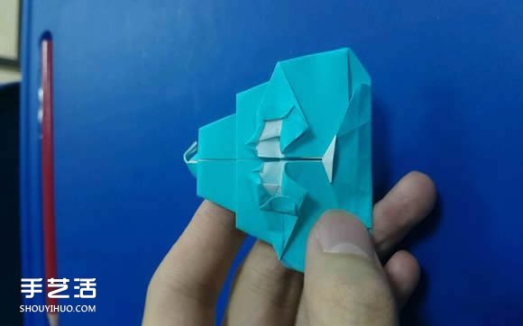 卡通大便折纸图解教程 手工屎的折法步骤图(图25)