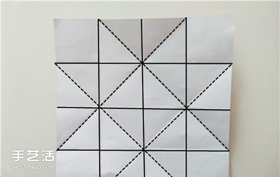 扑克牌方片和红桃花色的折纸方法图解(图5)