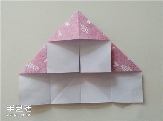 扑克牌方片和红桃花色的折纸方法图解(图8)