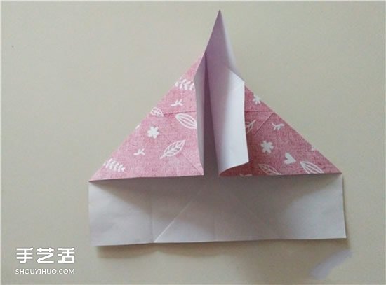 扑克牌方片和红桃花色的折纸方法图解(图6)