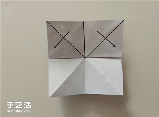 扑克牌黑桃和梅花花色的折纸方法图解(图21)
