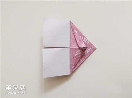 扑克牌方片和红桃花色的折纸方法图解(图15)