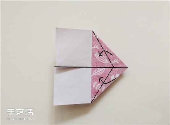 扑克牌方片和红桃花色的折纸方法图解(图16)