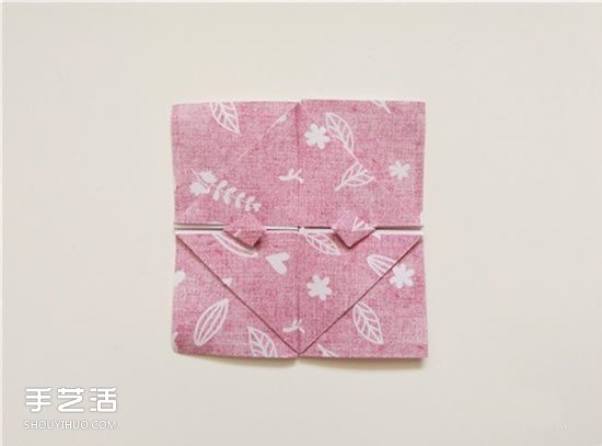 扑克牌方片和红桃花色的折纸方法图解(图19)
