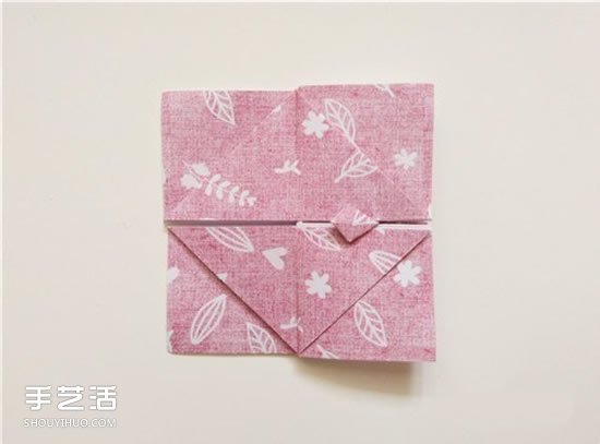 扑克牌方片和红桃花色的折纸方法图解(图17)
