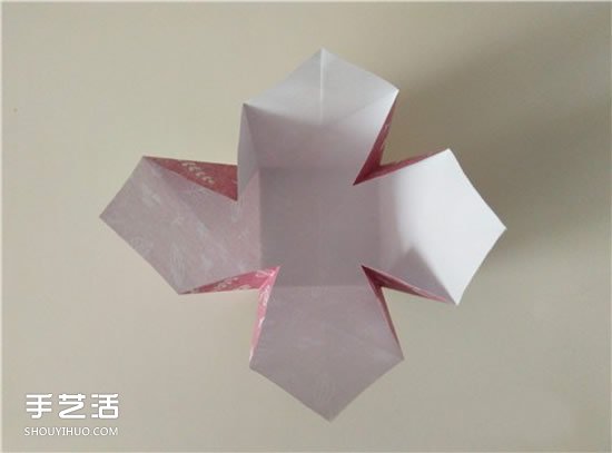 扑克牌方片和红桃花色的折纸方法图解(图22)