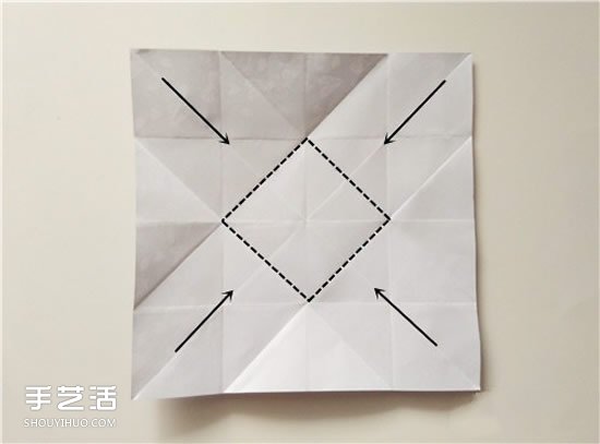 扑克牌方片和红桃花色的折纸方法图解(图23)