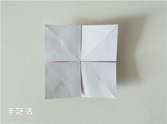 扑克牌方片和红桃花色的折纸方法图解(图28)