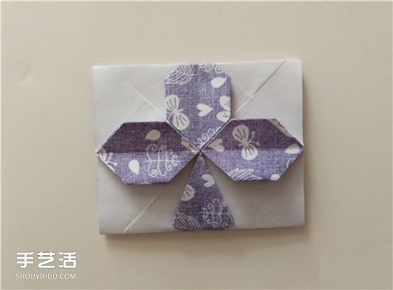 扑克牌黑桃和梅花花色的折纸方法图解(图38)