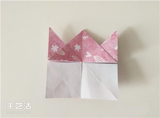 扑克牌方片和红桃花色的折纸方法图解(图30)