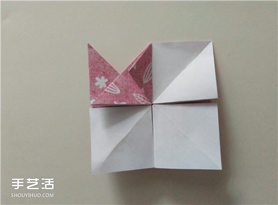 扑克牌方片和红桃花色的折纸方法图解(图32)