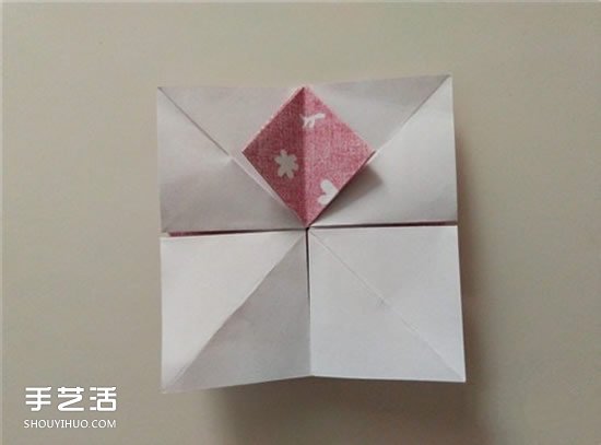 扑克牌方片和红桃花色的折纸方法图解(图34)