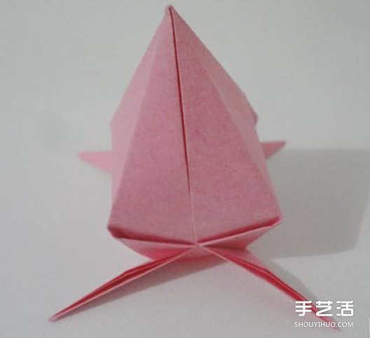 手工折纸桃子步骤图 桃子的折法图解教程(图1)