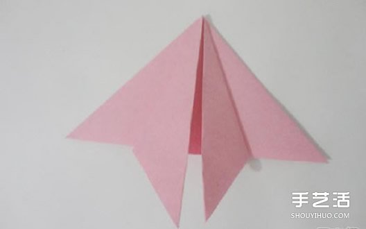 手工折纸桃子步骤图 桃子的折法图解教程(图8)