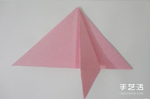手工折纸桃子步骤图 桃子的折法图解教程(图7)