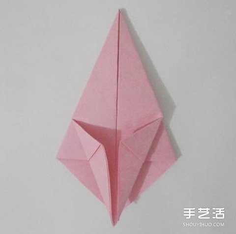 手工折纸桃子步骤图 桃子的折法图解教程(图10)