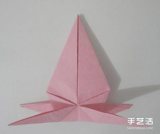 手工折纸桃子步骤图 桃子的折法图解教程(图13)