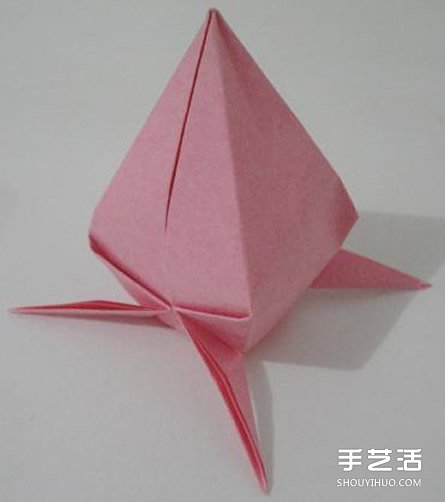 手工折纸桃子步骤图 桃子的折法图解教程(图14)