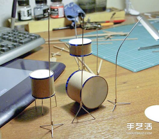 细腻的折纸人偶作品 还组成乐队表演节目哦！(图7)