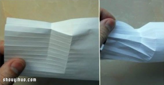 折纸立体酒瓶花瓶的折法图解教程(图8)