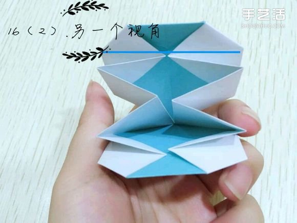 精灵球制作方法教程 手工折精灵球的折法图解(图19)