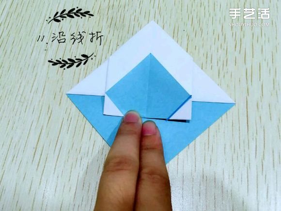 精灵球制作方法教程 手工折精灵球的折法图解(图13)