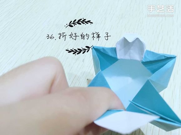 精灵球制作方法教程 手工折精灵球的折法图解(图39)