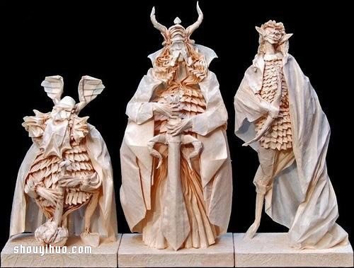埃里克·乔塞尔Eric Joisel折纸作品欣赏(图8)