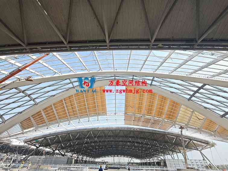 郑州中原高铁港数字展贸城ETFE膜结构 PTFE膜结构项目 郑州中原高铁港数字展贸城ETFE膜结构 PTFE膜结构项目