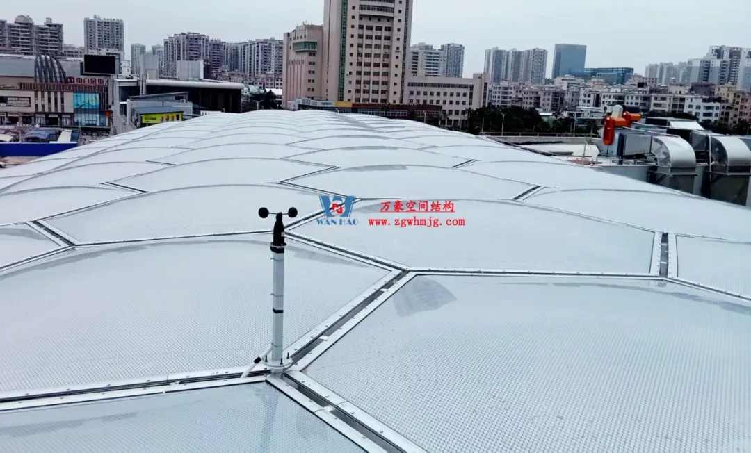 广州茂名总汇天街商业街ETFE膜结构工程 广州茂名总汇天街商业街ETFE膜结构工程