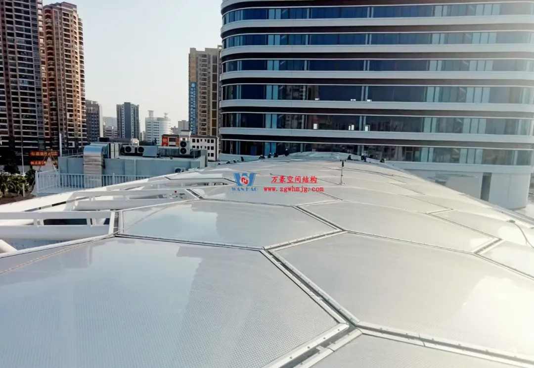 广州茂名总汇天街商业街ETFE膜结构工程 广州茂名总汇天街商业街ETFE膜结构工程