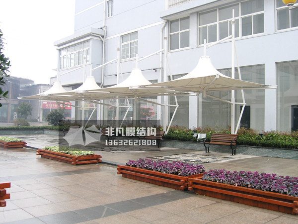JG023 景观膜结构雨棚小品