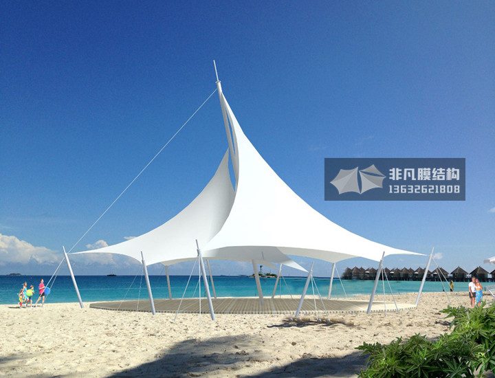 JG026 海边景观膜结构雨棚