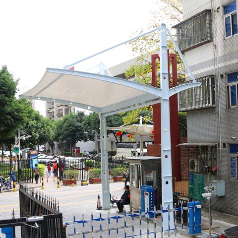 GT006 岗亭膜结构雨棚 深圳福田花园