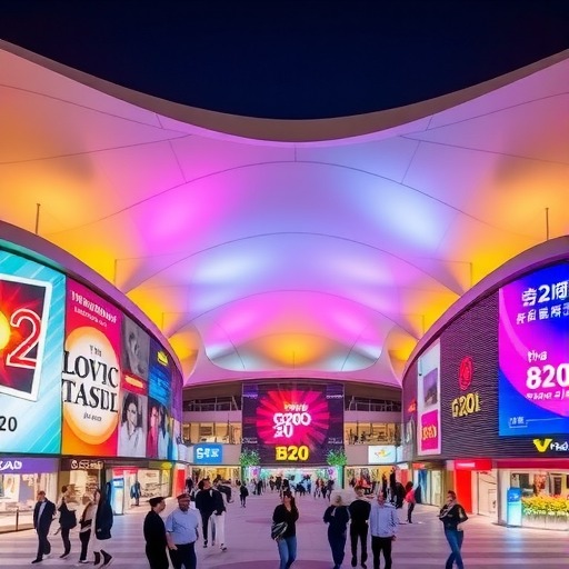 膜结构工程在商业建筑中的广告潜力与助力：以G20杭州峰会B20主场馆为例