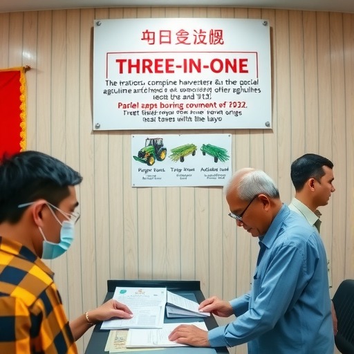 广西对拖拉机、联合收割机等6类机具实施补贴“三合一”办理