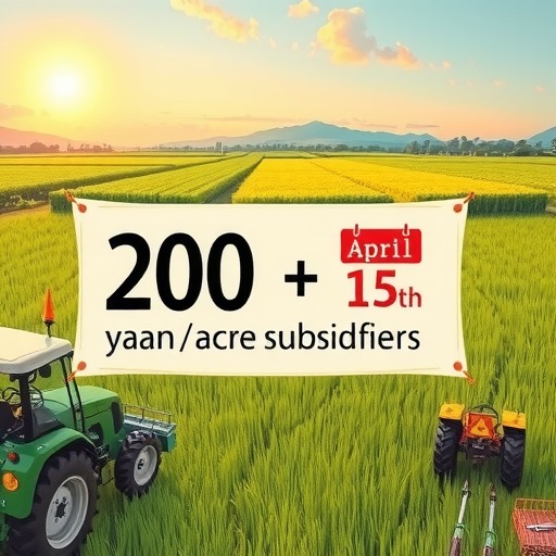 最高补贴200元/亩!广西4月15日前对实际种粮农民发放一次性补贴 最高补贴200元/亩!广西4月15日前对实际种粮农民发放一次性补贴