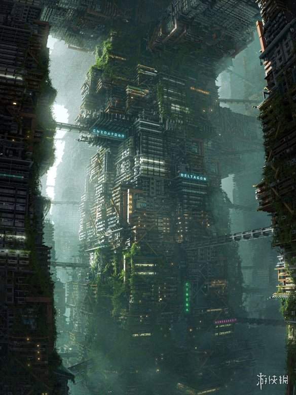 《我的世界》建筑大佬分享自制神作:中式赛博超惊艳!(图7) 《我的世界》建筑大佬分享自制神作:中式赛博超惊艳!(图7)