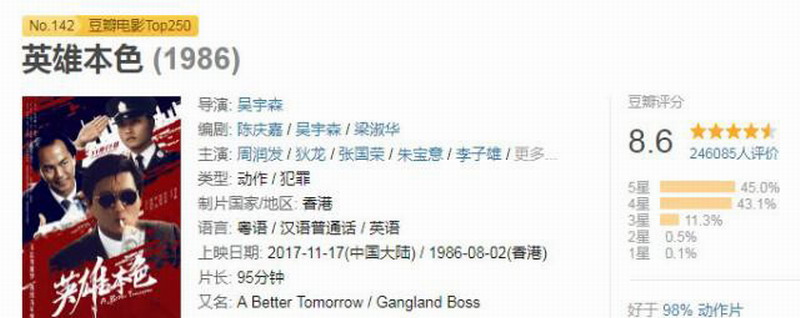 亚视将拍《英雄本色》电视剧 内地有望以网剧形式播出(图2)