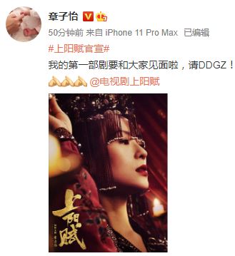 剧集《上阳赋》预告片发布 章子怡主演首部电视剧(图2)