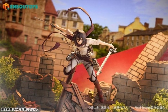 ENSOUTOYS《进击的巨人》米卡莎·阿卡曼1/7比例模型(图7)