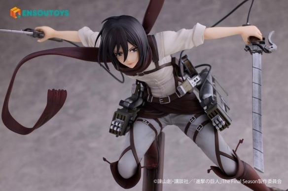 ENSOUTOYS《进击的巨人》米卡莎·阿卡曼1/7比例模型(图1)